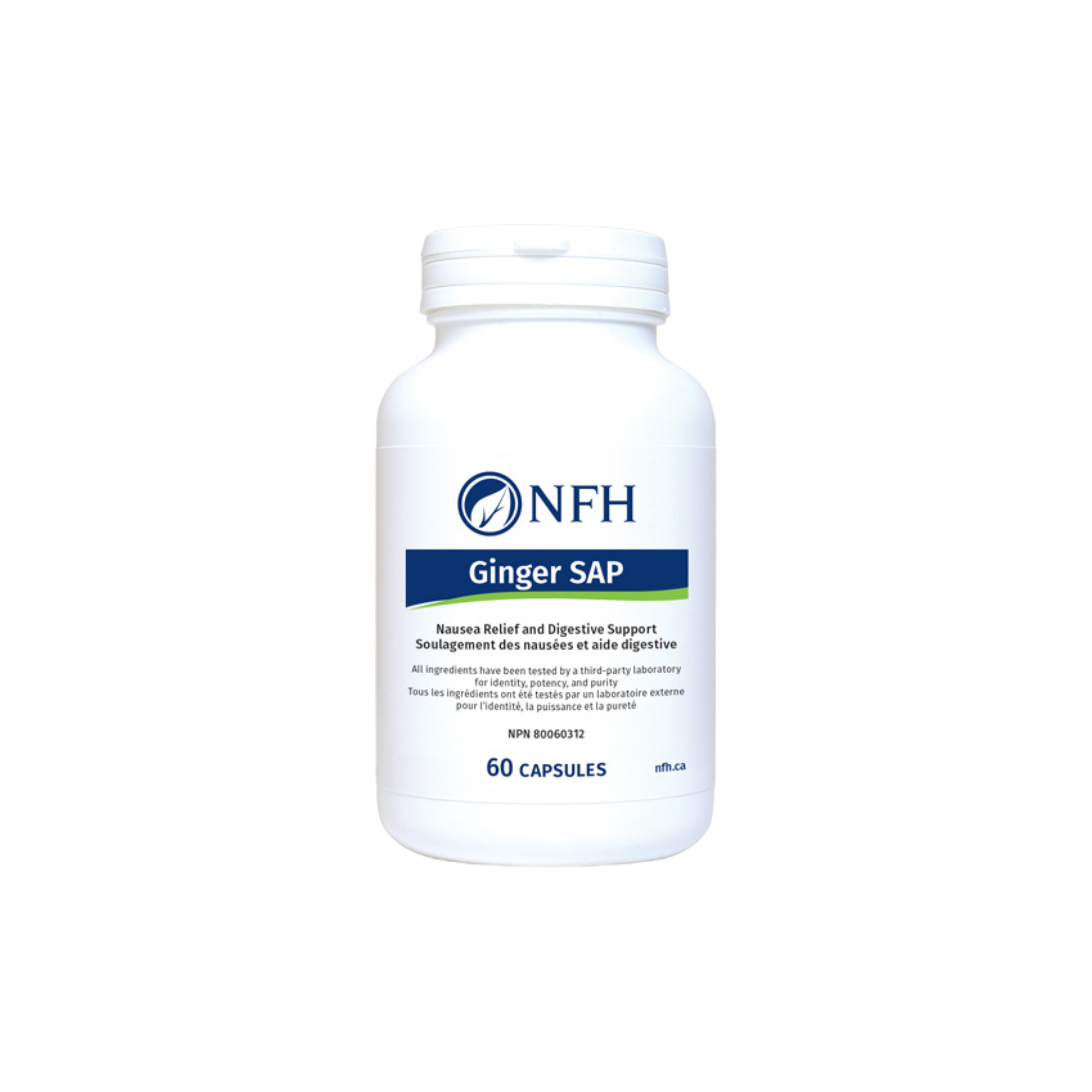 NFH Ginger SAP - 60 Caps